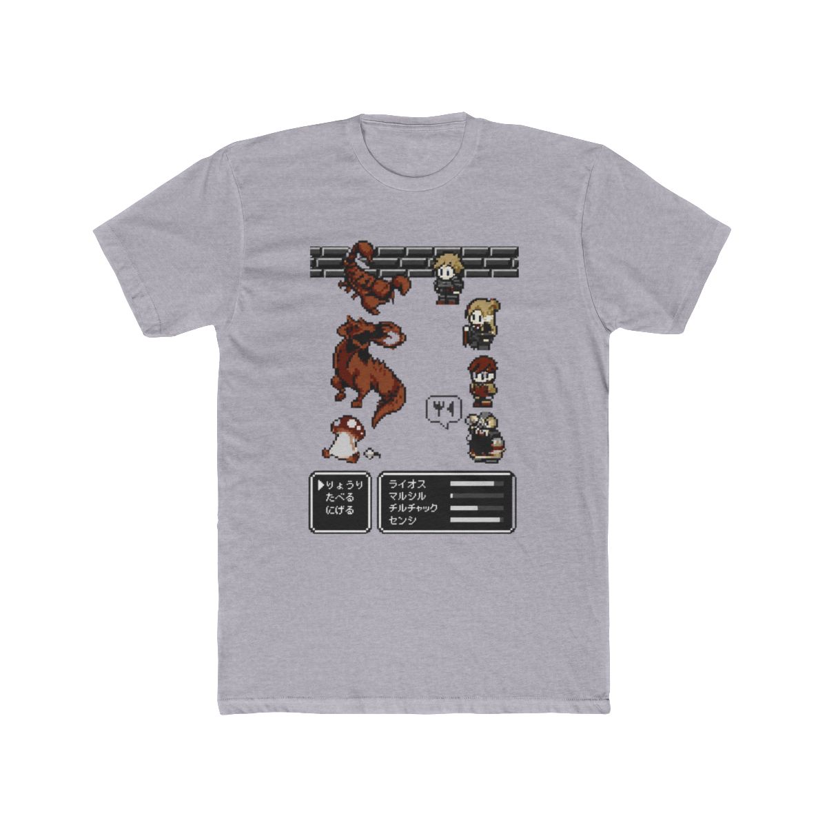 SaleLimitedPre-ownedPre-orderBack-orderOrder ClosedDelicious in Dungeon Pixel Art T Shirt /BLACK-MCOSPA3,300 JPY