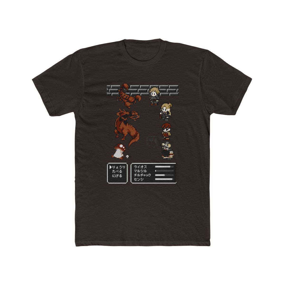 SaleLimitedPre-ownedPre-orderBack-orderOrder ClosedDelicious in Dungeon Pixel Art T Shirt /BLACK-MCOSPA3,300 JPY - alternate angle 2, merchandise