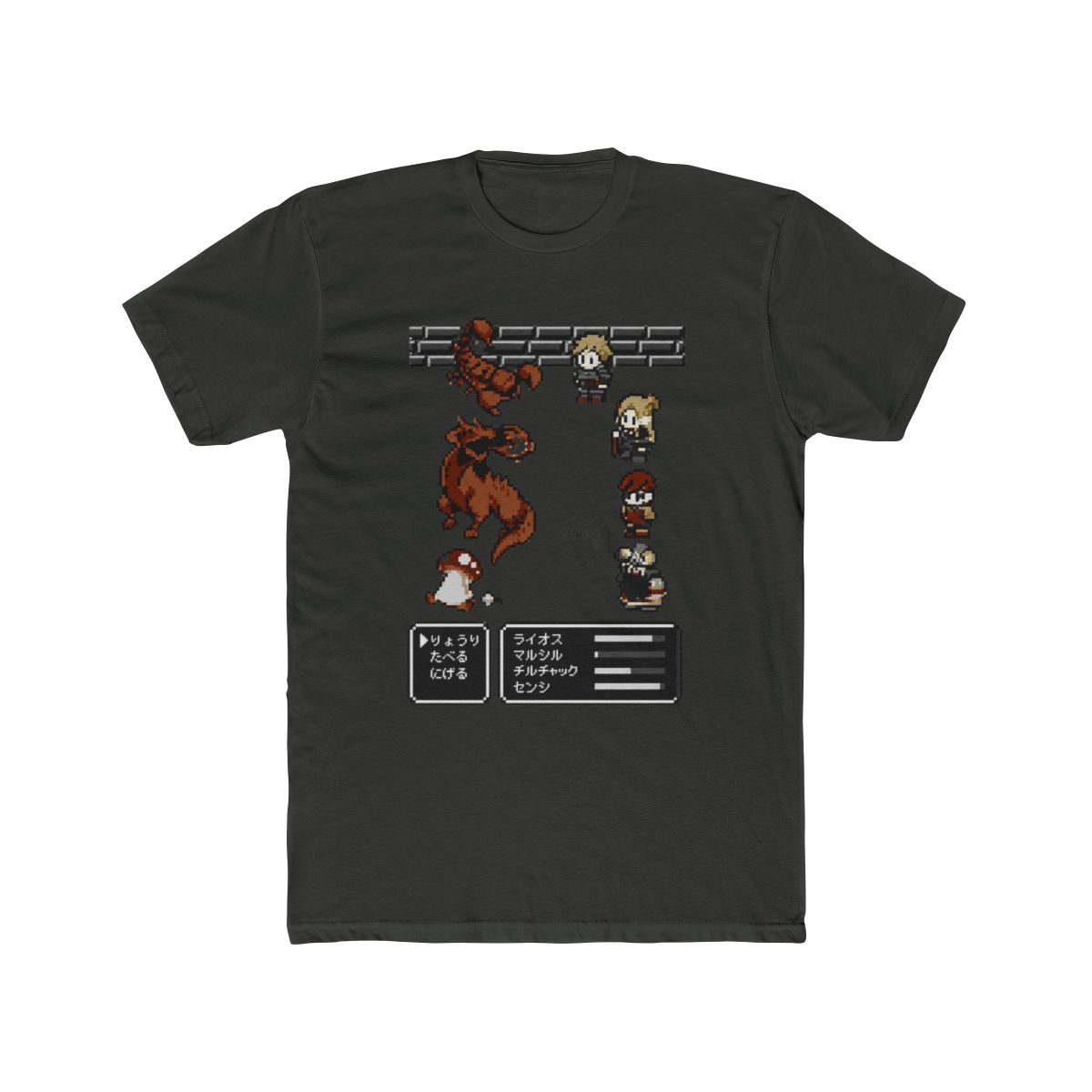 SaleLimitedPre-ownedPre-orderBack-orderOrder ClosedDelicious in Dungeon Pixel Art T Shirt /BLACK-MCOSPA3,300 JPY - alternate angle 5, merchandise