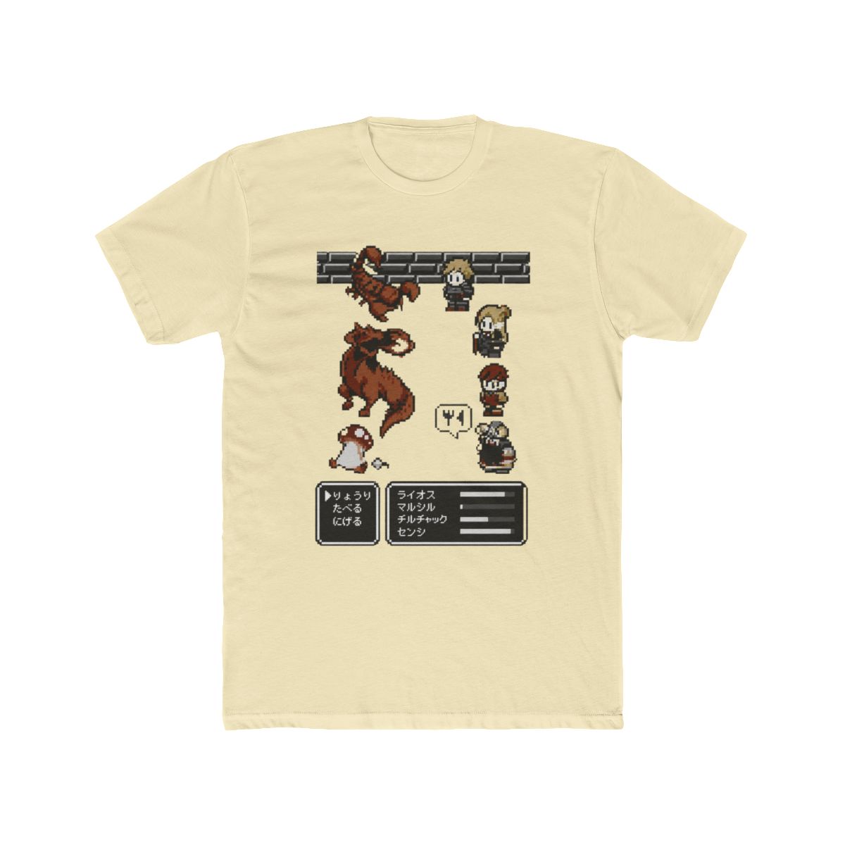 SaleLimitedPre-ownedPre-orderBack-orderOrder ClosedDelicious in Dungeon Pixel Art T Shirt /BLACK-MCOSPA3,300 JPY