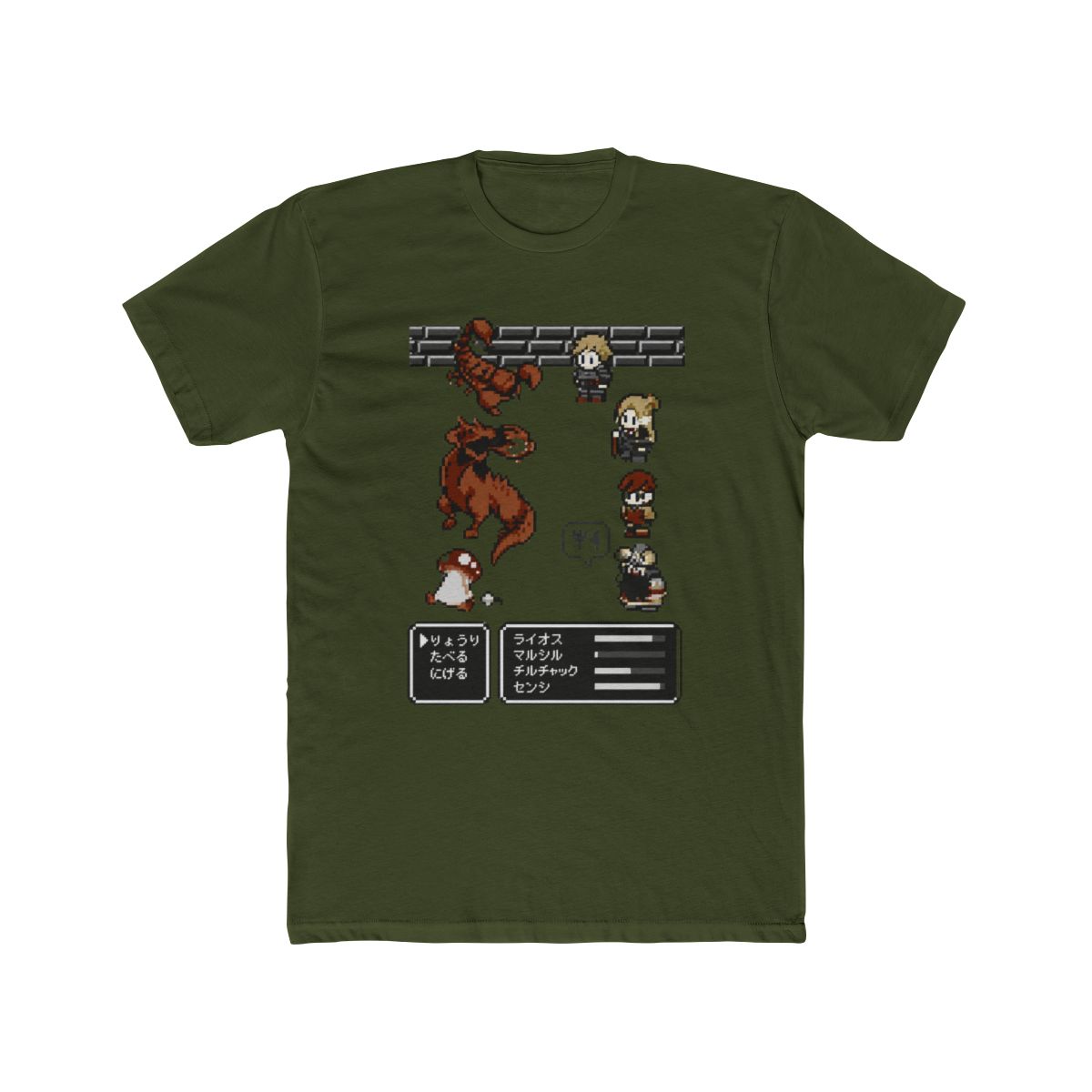 SaleLimitedPre-ownedPre-orderBack-orderOrder ClosedDelicious in Dungeon Pixel Art T Shirt /BLACK-MCOSPA3,300 JPY - alternate angle 4, merchandise