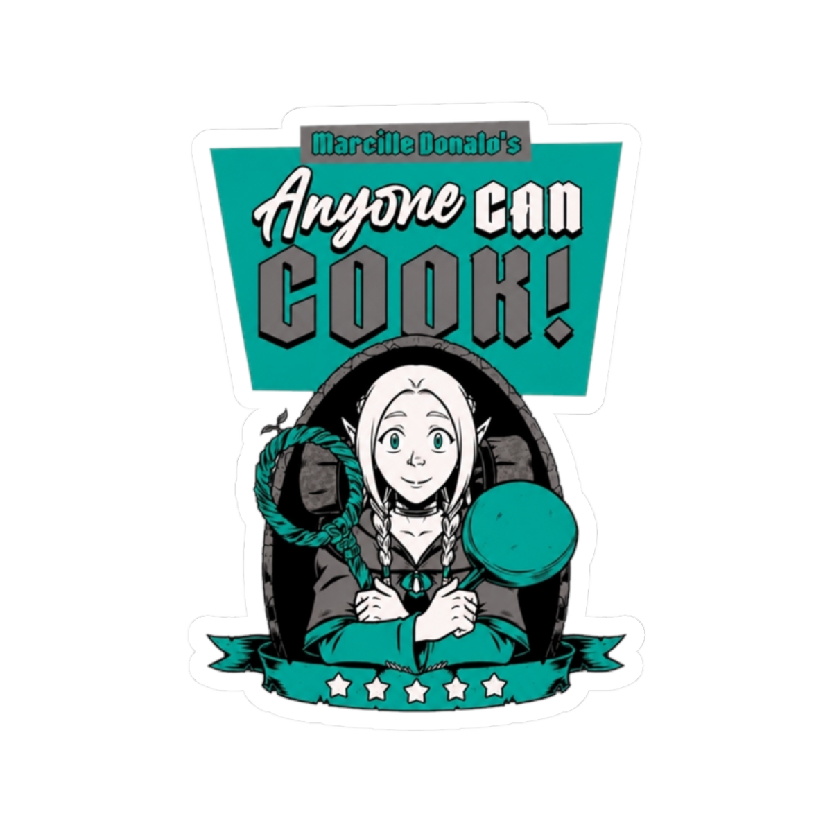 Dungeon Food Book - Elf Anime Gift | Delicious in Dungeon - alternate angle 3, merchandise