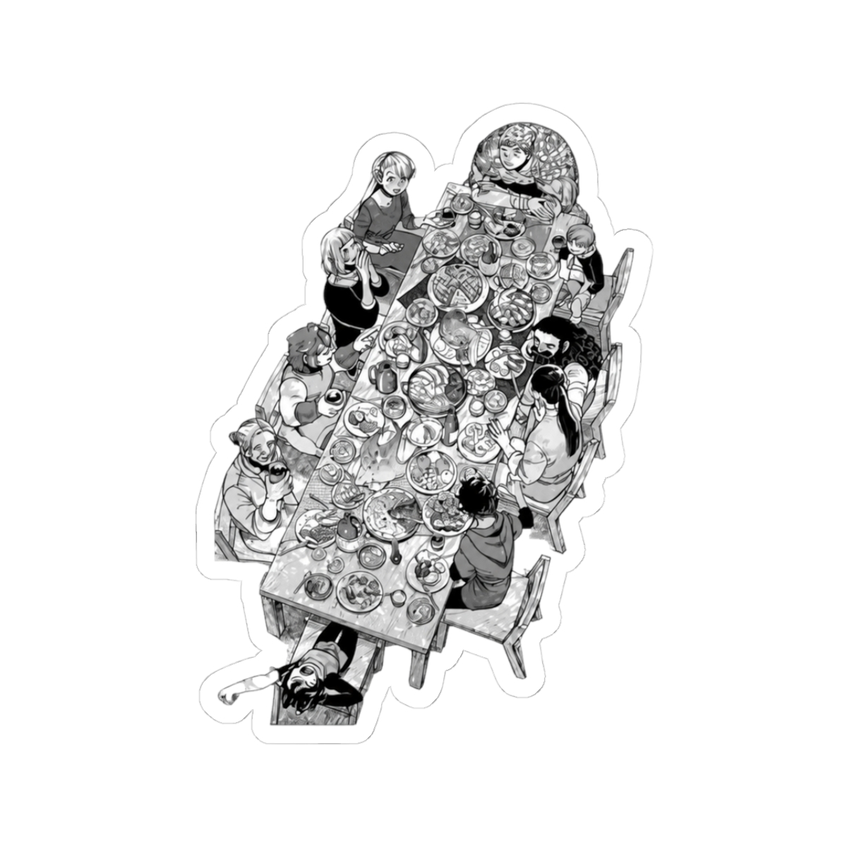 delicious in dungeon food table - Official Creator merchandise