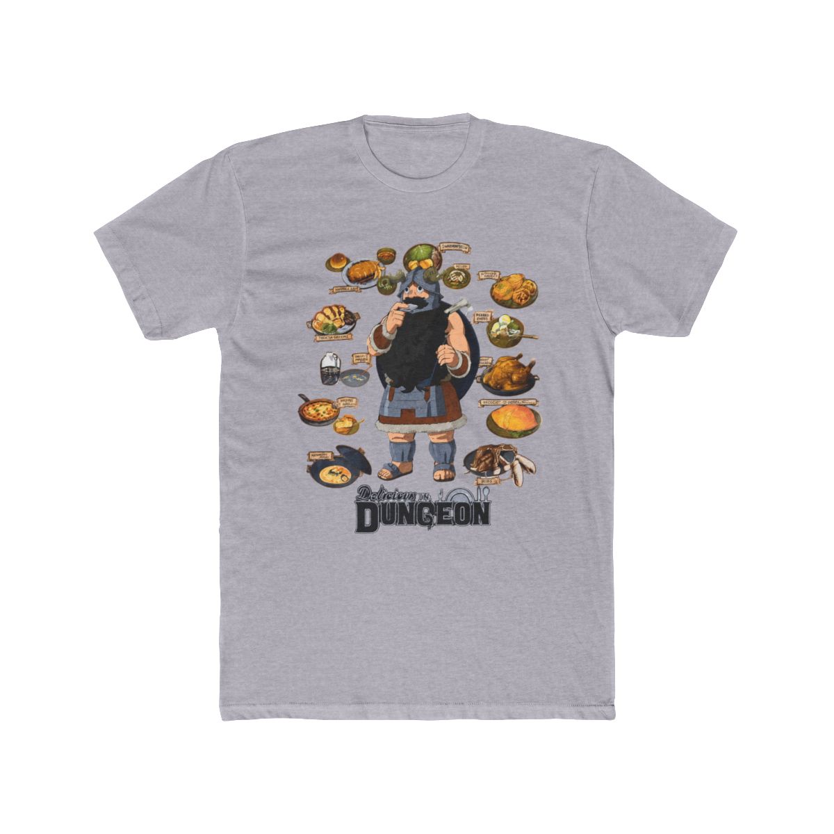 Delicious In Dungeon Senshi Food Collage T Shirt