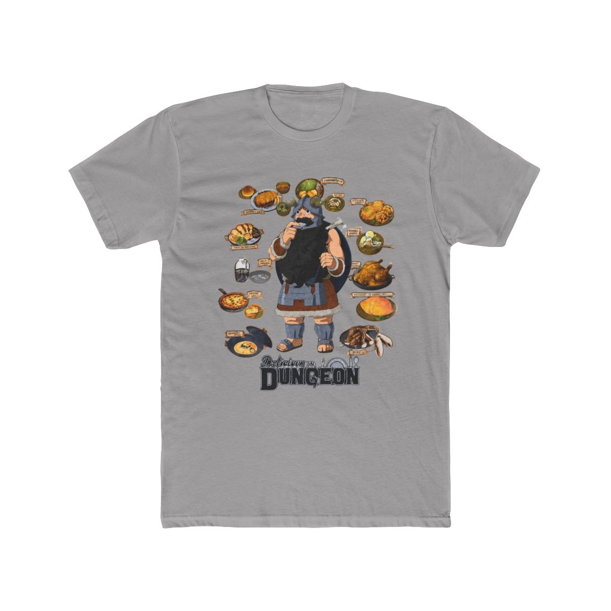 Delicious In Dungeon Senshi Food Collage T Shirt | Hot Topic - Official t-shirts merchandise
