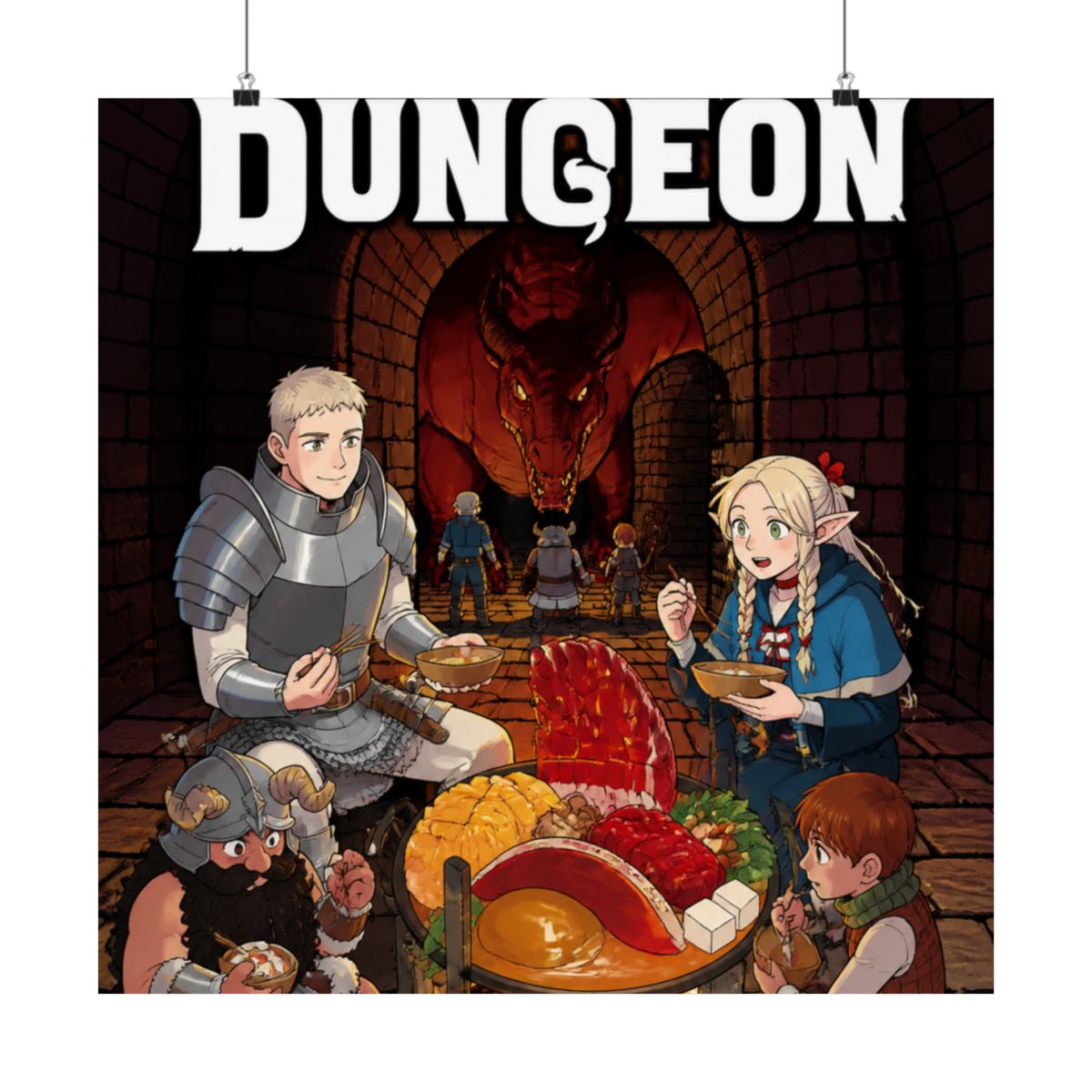 Delicious in Dungeon Poster - alternate angle 2, merchandise