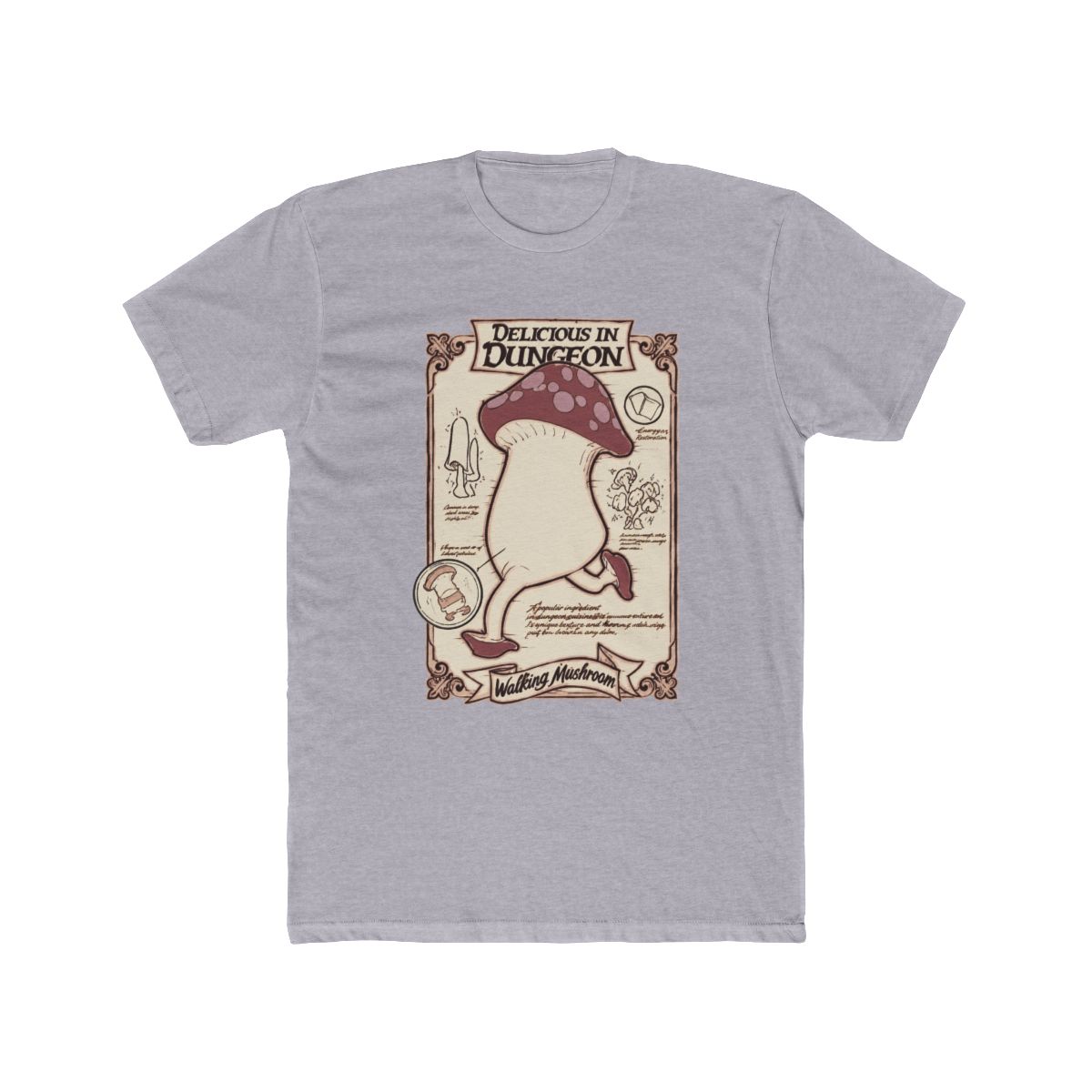 Delicious in Dungeon Walking Mushroom Comfort Colors T Shirt - alternate angle 4, merchandise