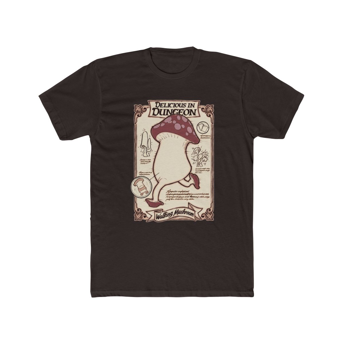 Delicious in Dungeon Walking Mushroom Comfort Colors T Shirt - alternate angle 2, merchandise