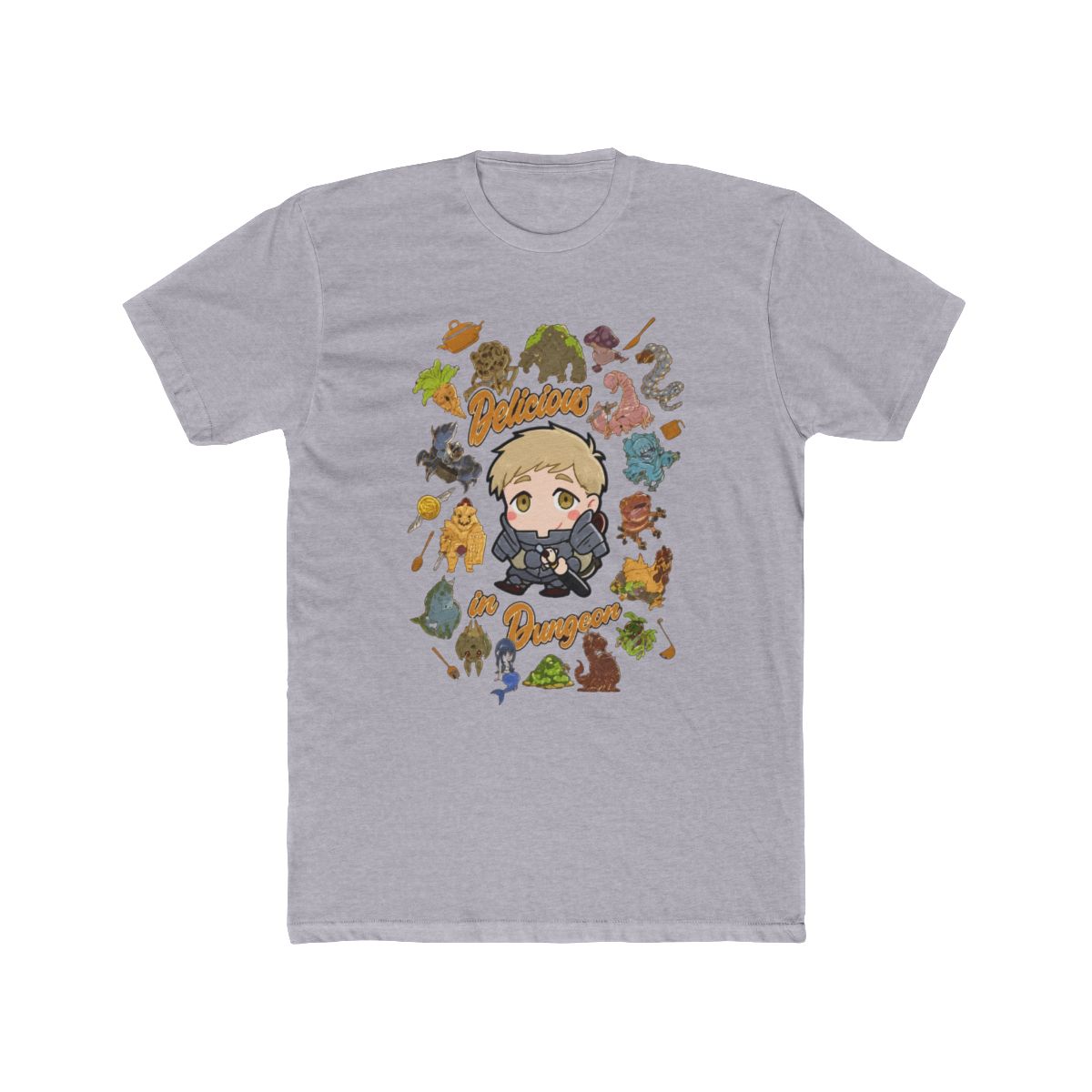 Delicious In Dungeon Laios Chibi Boyfriend Fit Girls T Shirt - alternate angle 4, merchandise
