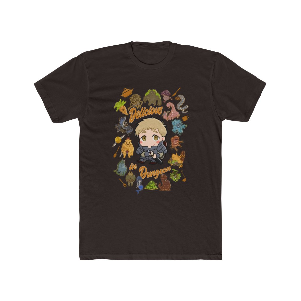 Delicious In Dungeon Laios Chibi Boyfriend Fit Girls T Shirt - alternate angle 2, merchandise