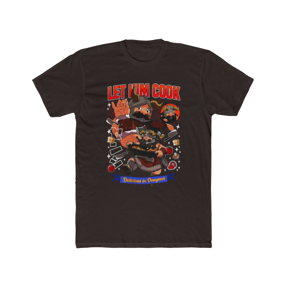 Tee Anime Delicious in Dungeon T Shirt Merch Casual Short Sleeved T Shirt - alternate angle 2, merchandise