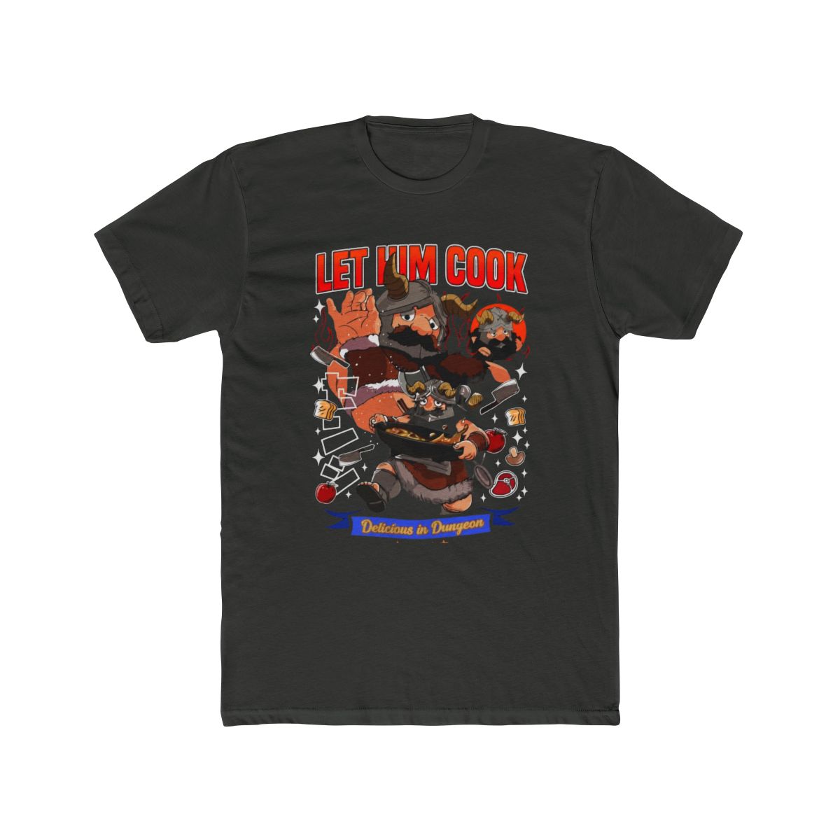 Tee Anime Delicious in Dungeon T Shirt Merch Casual Short Sleeved T Shirt - alternate angle 5, merchandise