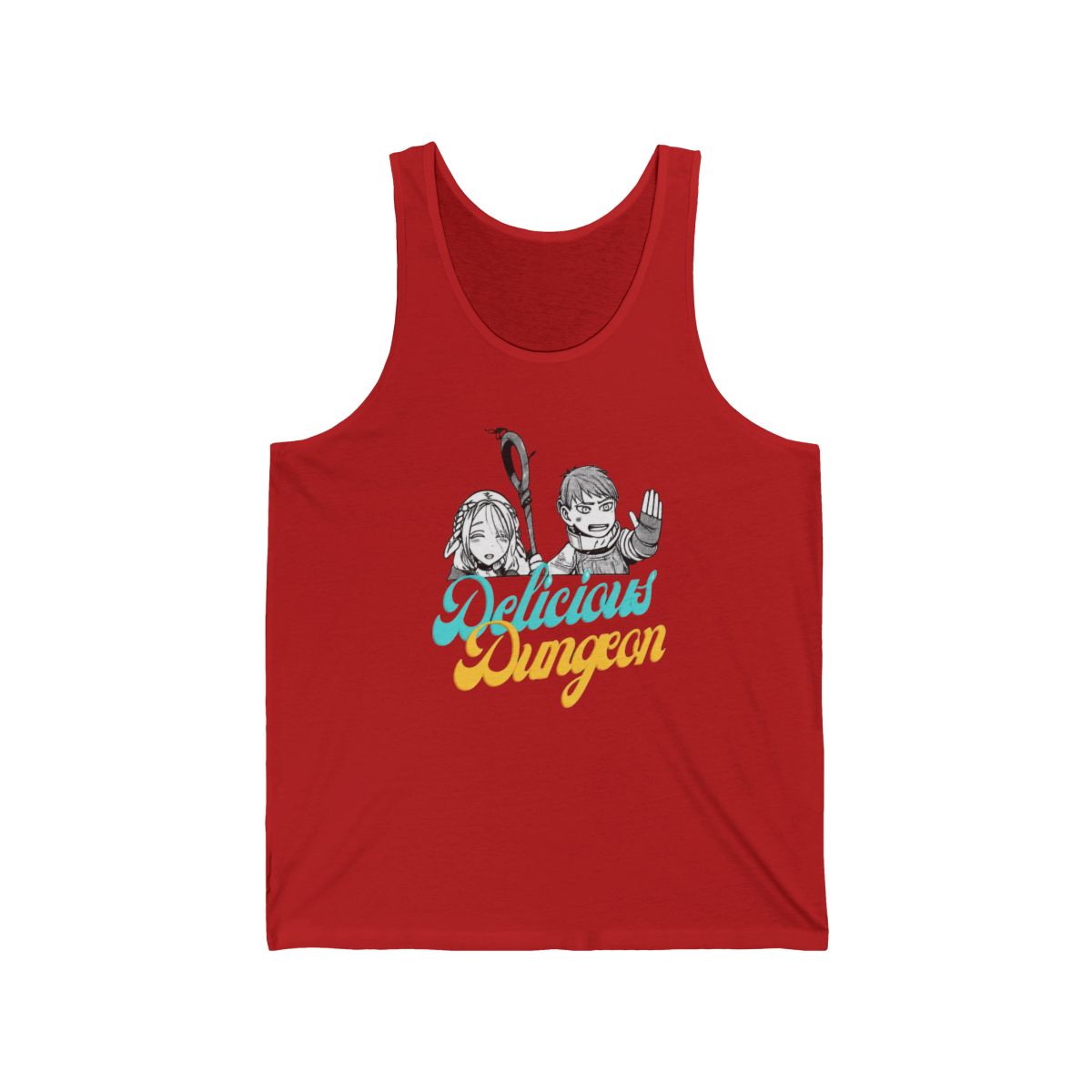 Chilchunk Delicious In Dungeon Dungeon Meshi Marcille Chilchunk Racerback Tank Top Delicious In Dungeon Store Official - alternate angle 3, merchandise