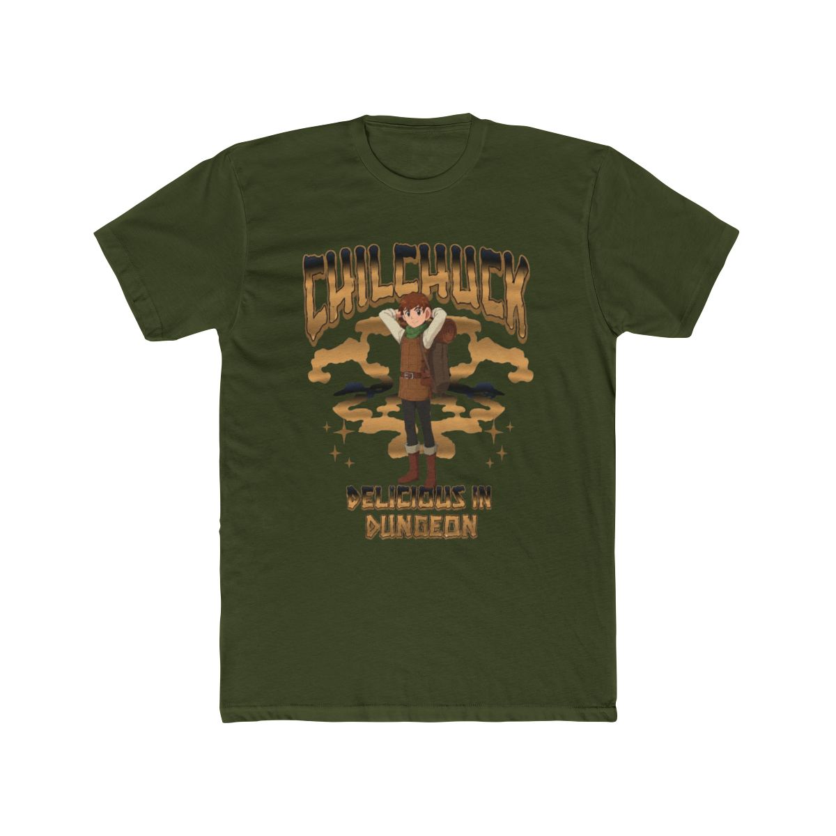 Chilchuck Deluxe Dungeon T Shirt | Delicious In Dungeon Shop ⚡️ Officially Licensed Delicious In Dungeon Merch Store - alternate angle 4, merchandise