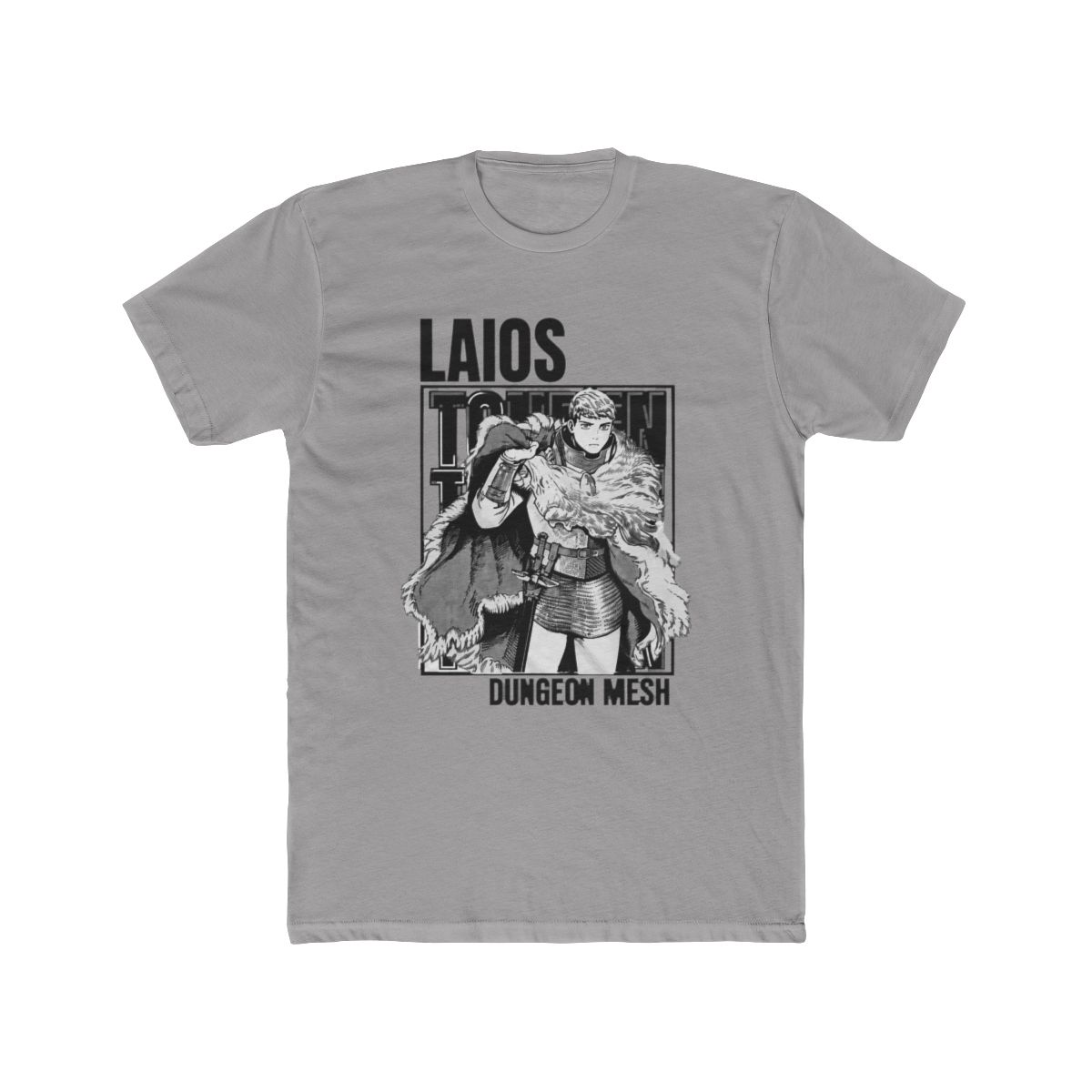 Laios Touden Dungeon Meshi Delicious In Dungeon T Shirt Anime Graphic Tee Vintage Streetwear Unique Design Perfect For Gamers & Anime Fans - alternate angle 2, merchandise