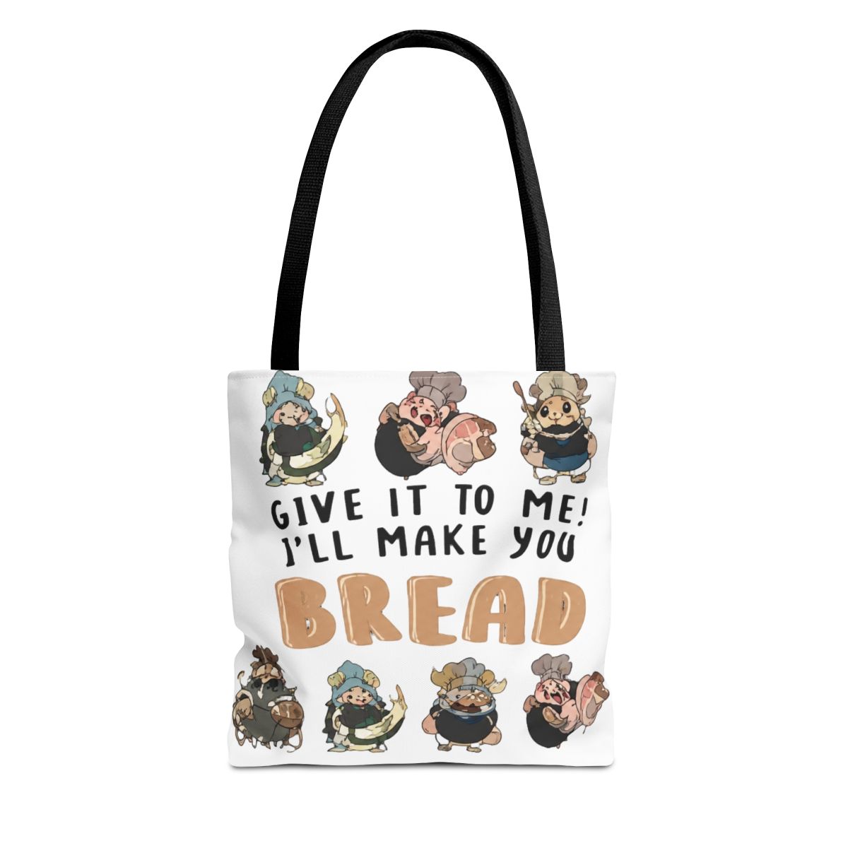 JXGZSO Dungeon Anime Lover Gift Give It To Me I'll Make You Bread Dungeon Meshi Characters Crossbody Bag Dungeon Foodie Gift | Delicious in Dungeon - Official Creator merchandise