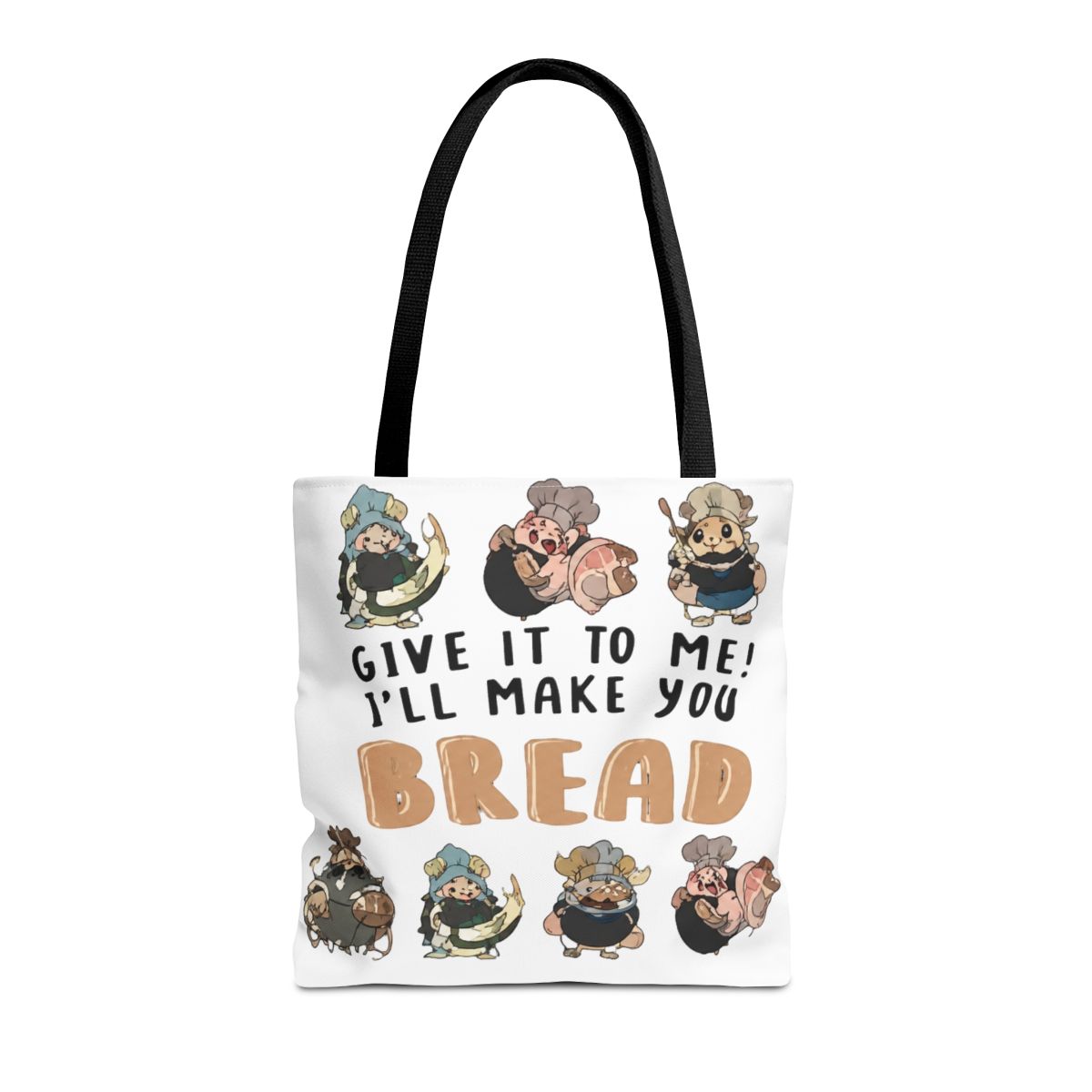 JXGZSO Dungeon Anime Lover Gift Give It To Me I'll Make You Bread Dungeon Meshi Characters Crossbody Bag Dungeon Foodie Gift | Delicious in Dungeon - alternate angle 2, merchandise