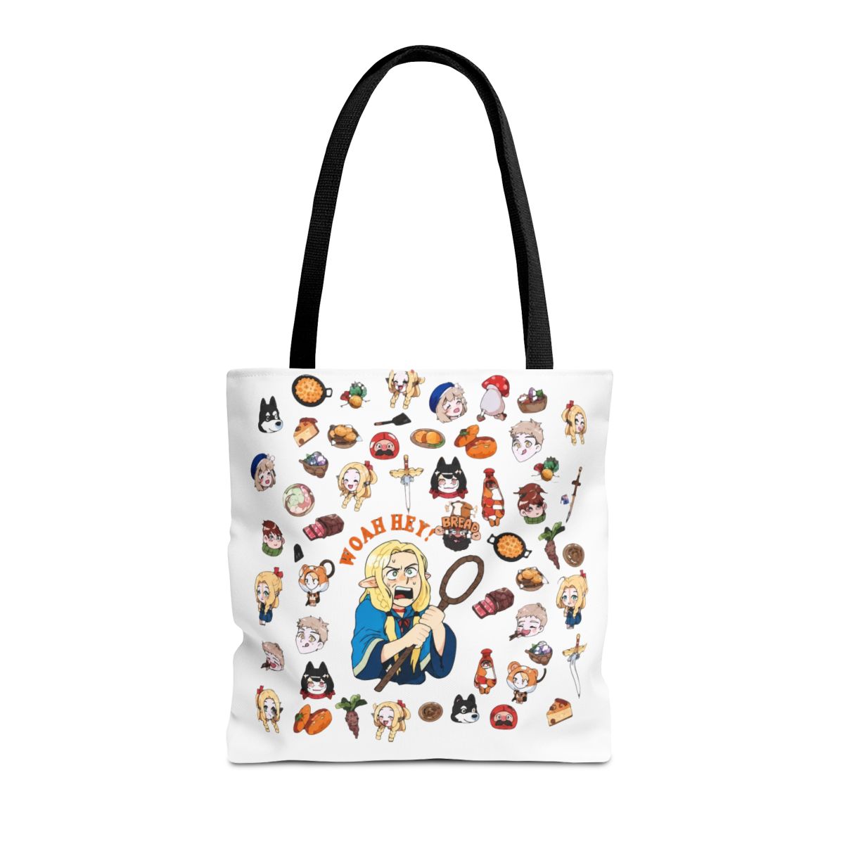 TSOTMO Dungeon Chimera Merch Woah Hey Anime Crossbody Bag for Dungeon Fans Dungeon Meshi Gift for Anime Lover | Delicious in Dungeon - alternate angle 2, merchandise