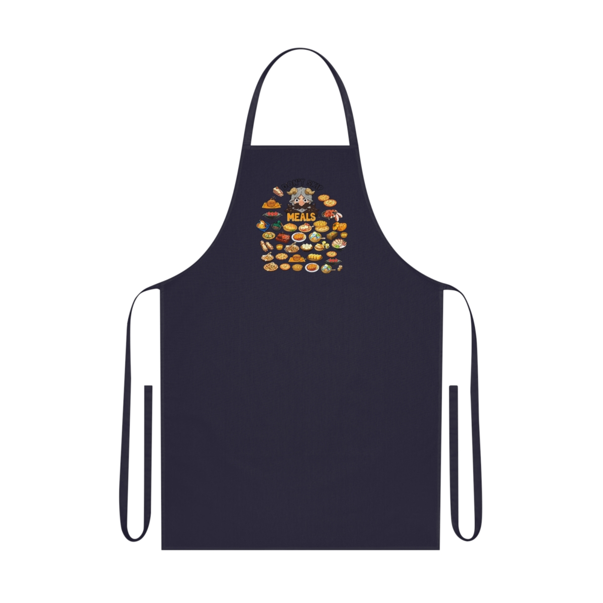 JNIAP Dungeon Senshi Kitchen Apron Dungeon Senshi Gift Senshis Kitchen Malnutrition Is More Terrifying Than Monster Apron | Delicious in Dungeon - alternate angle 3, merchandise