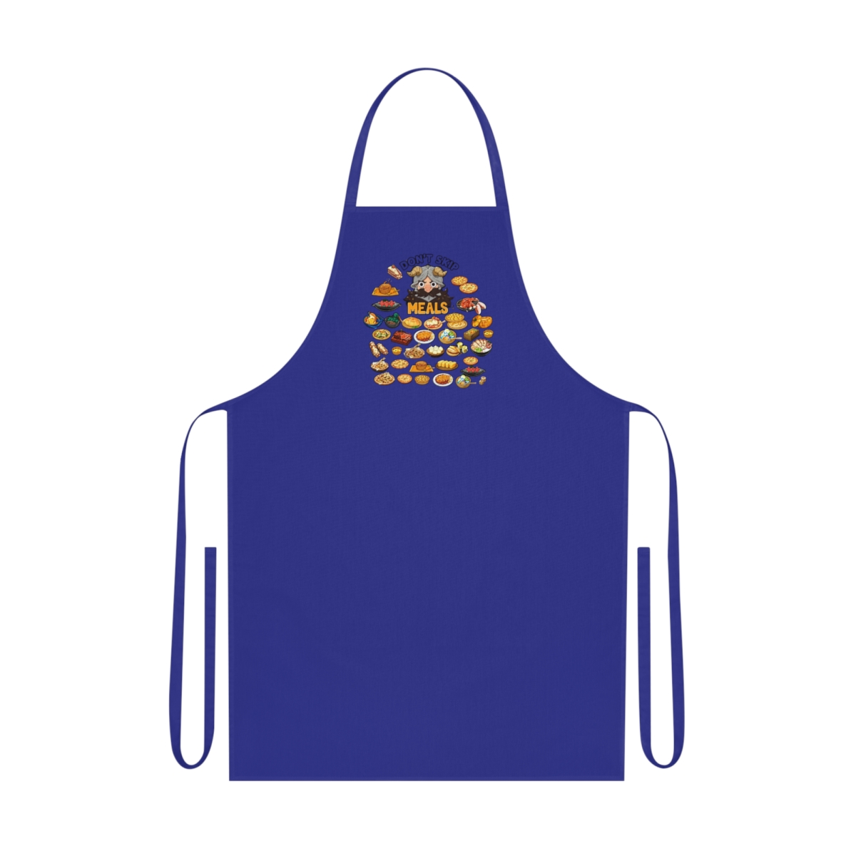 JNIAP Dungeon Senshi Kitchen Apron Dungeon Senshi Gift Senshis Kitchen Malnutrition Is More Terrifying Than Monster Apron | Delicious in Dungeon - alternate angle 5, merchandise