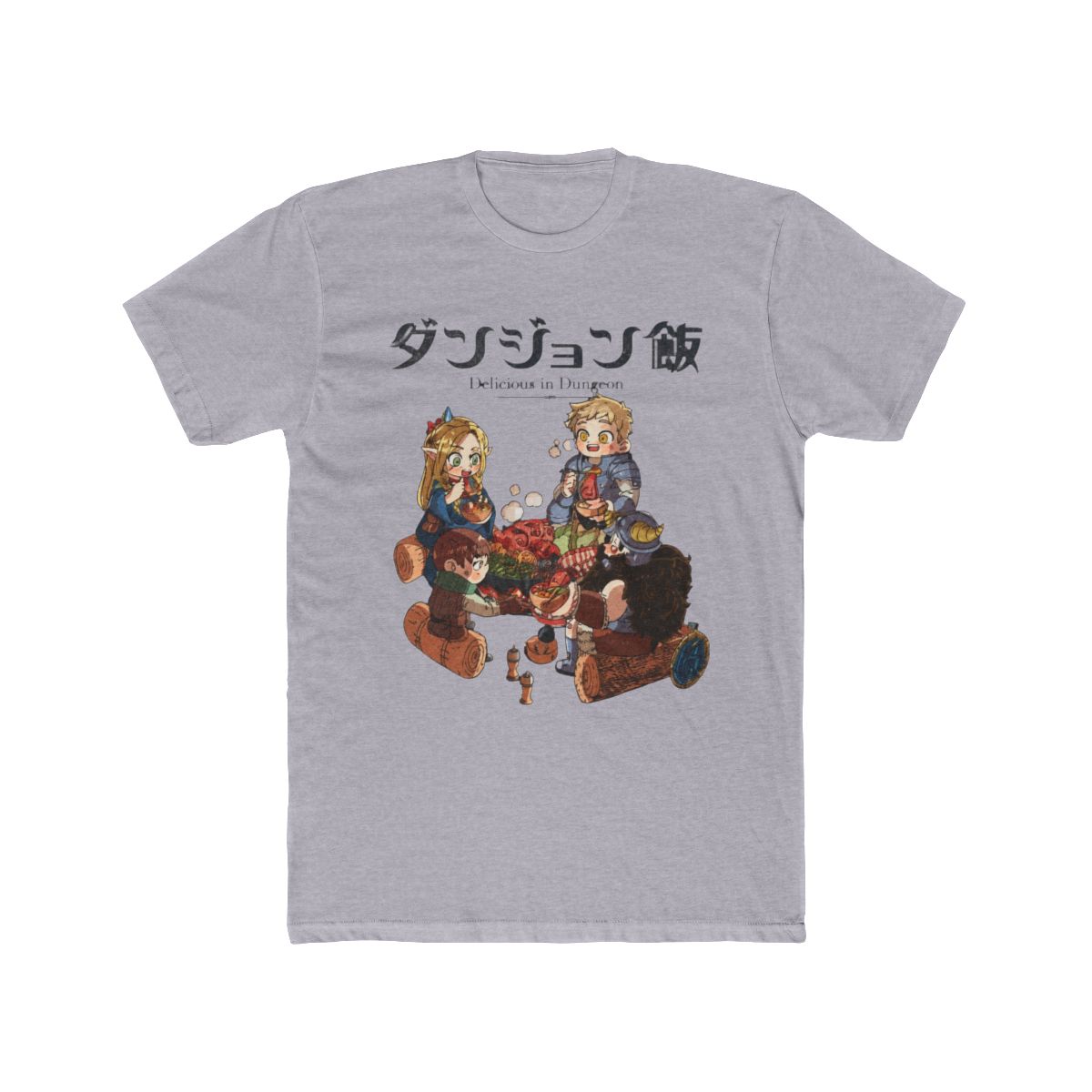 Dungeon Meshi Delicious in Dungeon lets eat Classic T Shirt | Delicious In Dungeon Shop ⚡️ Officially Licensed Delicious In Dungeon Merch Store - alternate angle 4, merchandise