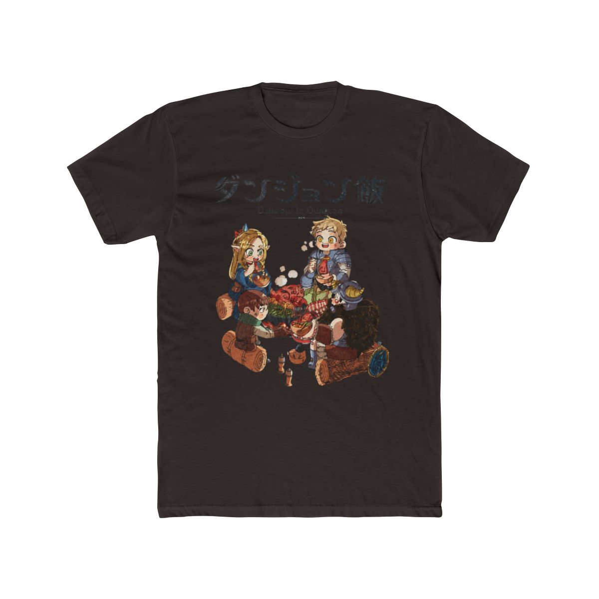 Dungeon Meshi Delicious in Dungeon lets eat Classic T Shirt | Delicious In Dungeon Shop ⚡️ Officially Licensed Delicious In Dungeon Merch Store - alternate angle 2, merchandise