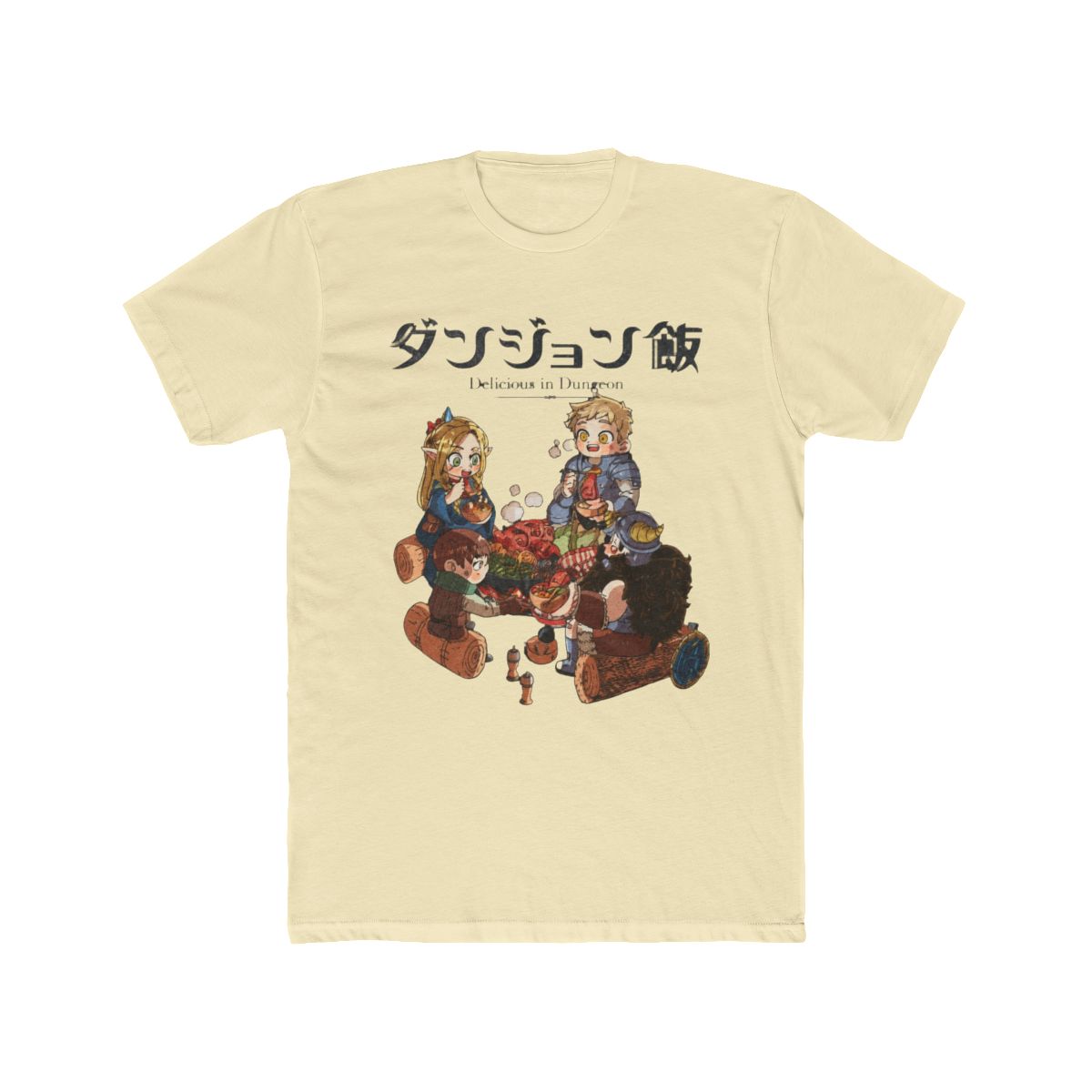 Dungeon Meshi Delicious in Dungeon lets eat Classic T Shirt | Delicious In Dungeon Shop ⚡️ Officially Licensed Delicious In Dungeon Merch Store